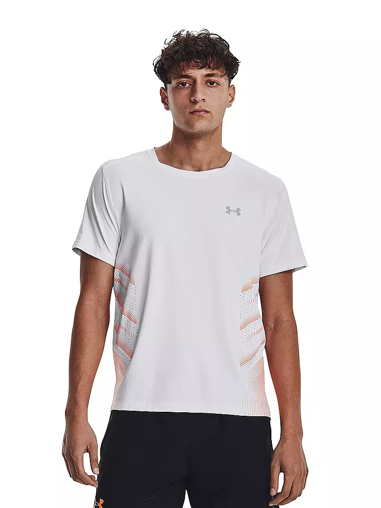 UNDER ARMOUR | Herren Fitnessshirt UA Iso-Chill Laser Heat | weiss