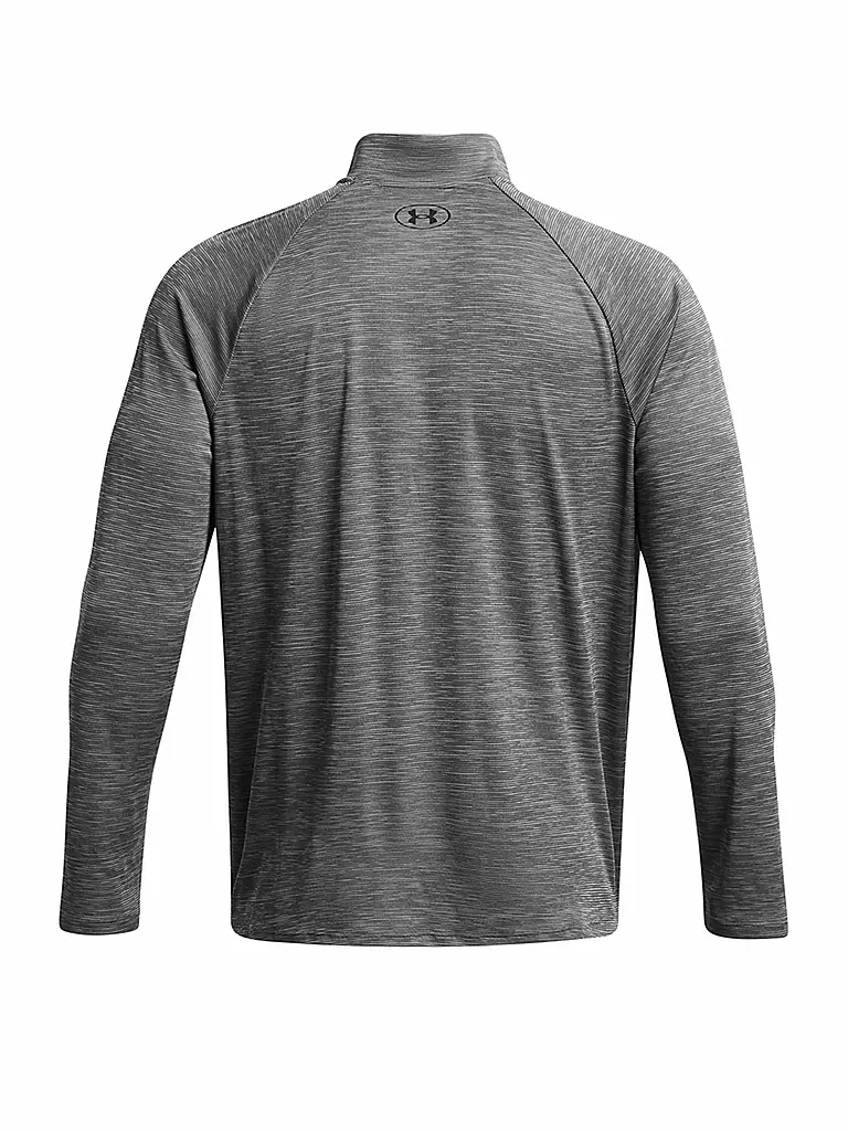 UNDER ARMOUR | Herren Fitnessshirt UA Tech™ Textured ½ Zip | grau