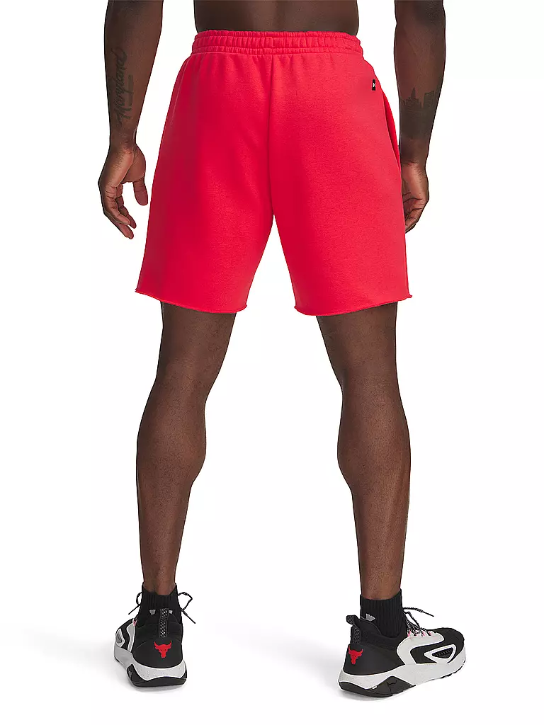 UNDER ARMOUR | Herren Short UA The Rock Icon Fleece | rot