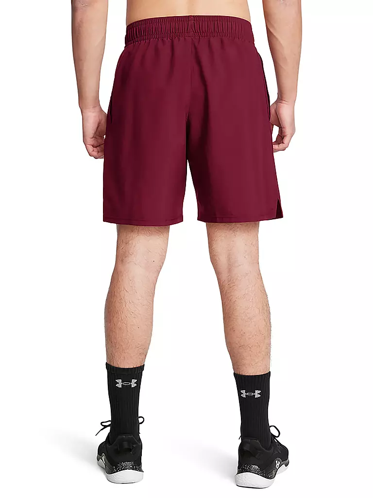 UNDER ARMOUR | Herren Short UA Woven Wordmark | dunkelrot