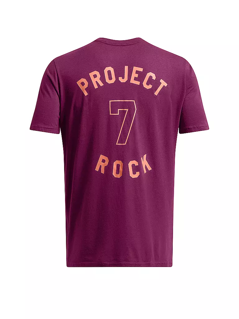 UNDER ARMOUR | Herren T-Shirt Project Rock 7 | beere