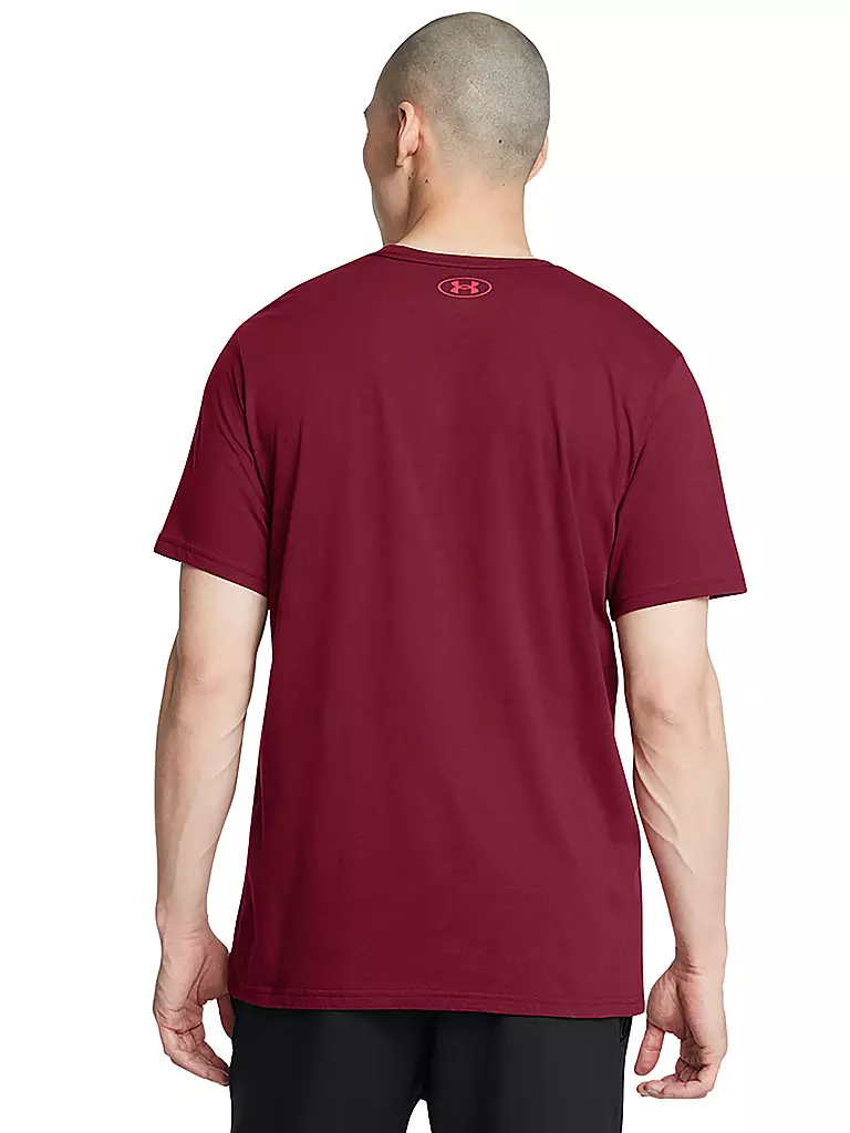 UNDER ARMOUR | Herren T-Shirt UA Foundation | dunkelrot