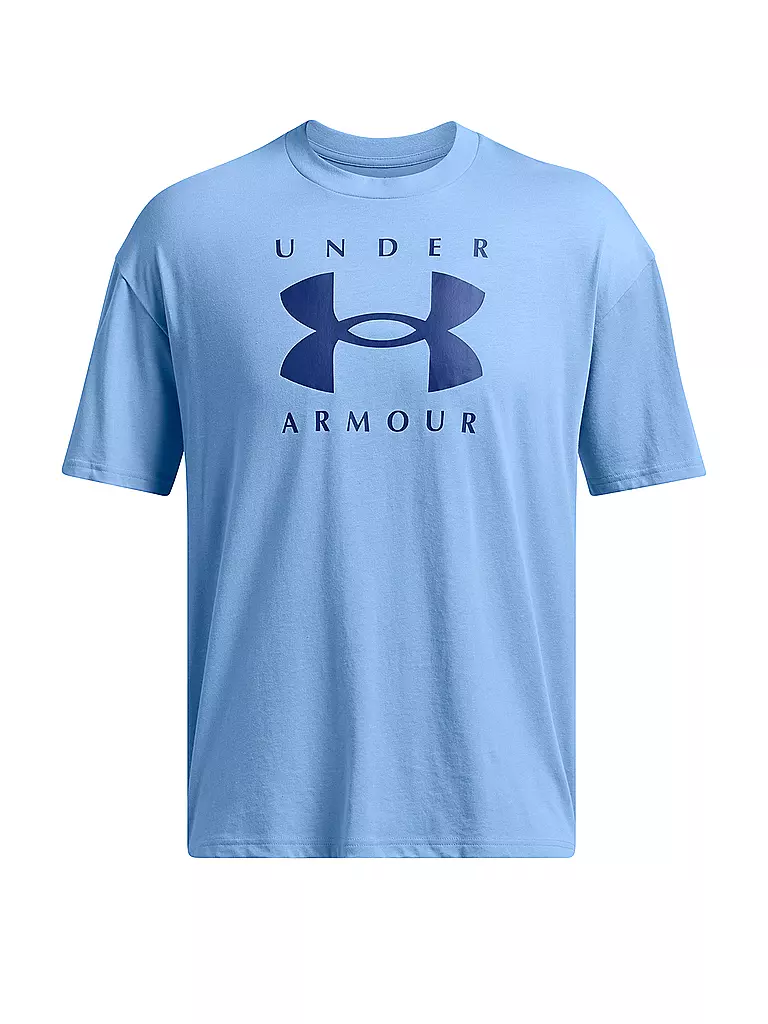 UNDER ARMOUR | Herren T-Shirt UA Heavyweight Branded | hellblau