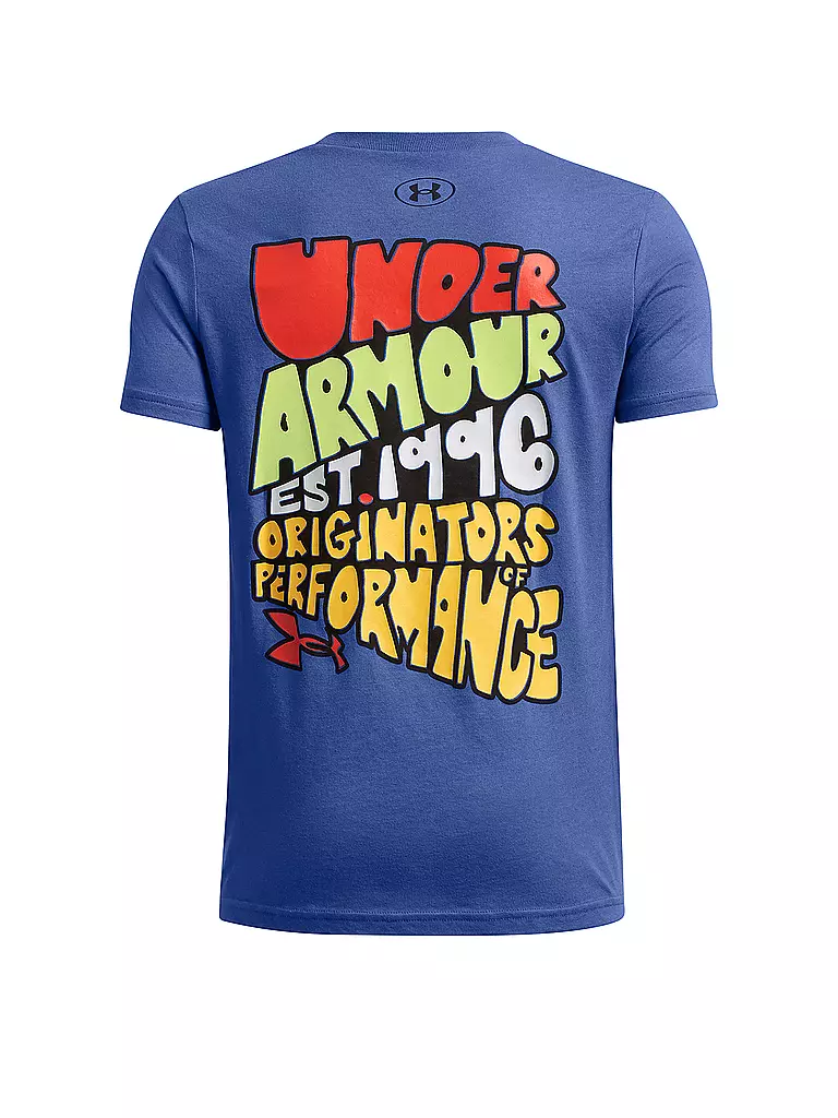 UNDER ARMOUR | Jungen T-Shirt UA BTS Cartoon Letters | blau