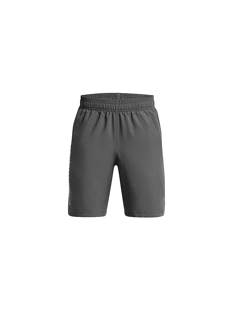 UNDER ARMOUR | Kinder Fitnessshort UA gewebte Wdmk | grau