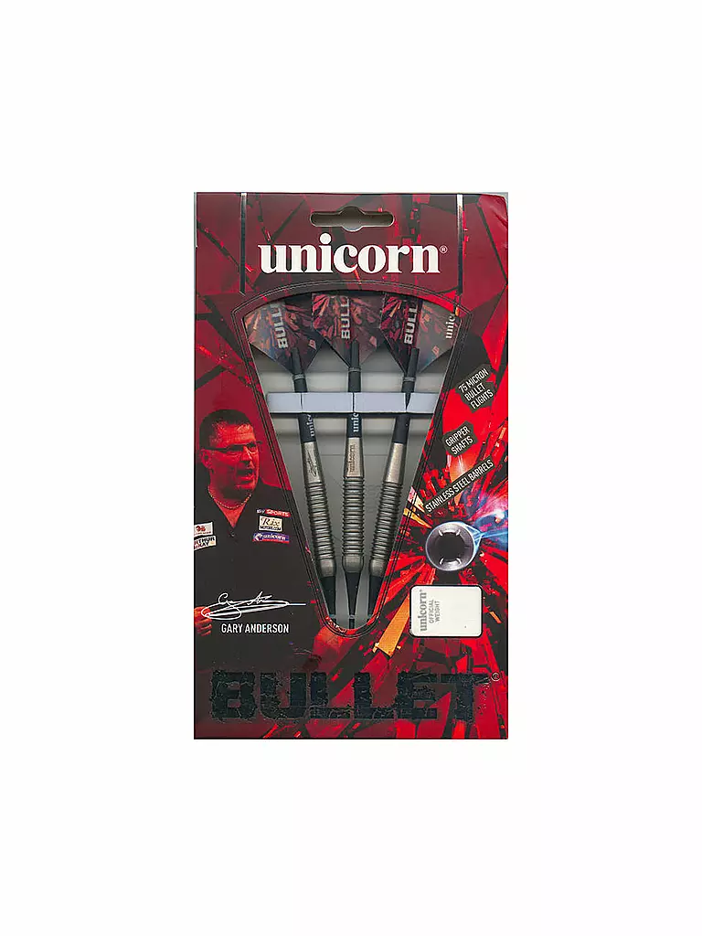 UNICORN | Dartsset Gary Anderson Bullet Steeldarts | bunt