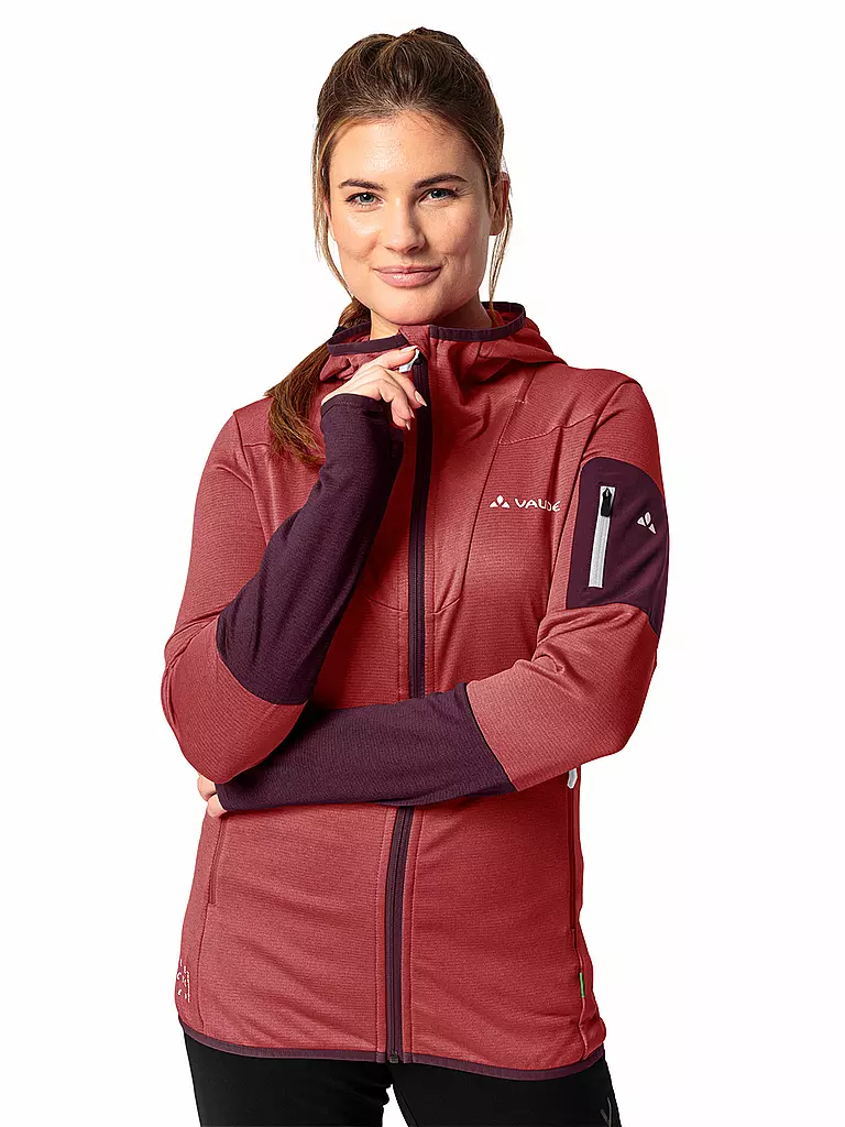 VAUDE | Damen Fleecejacke Monviso Hoodie | schwarz