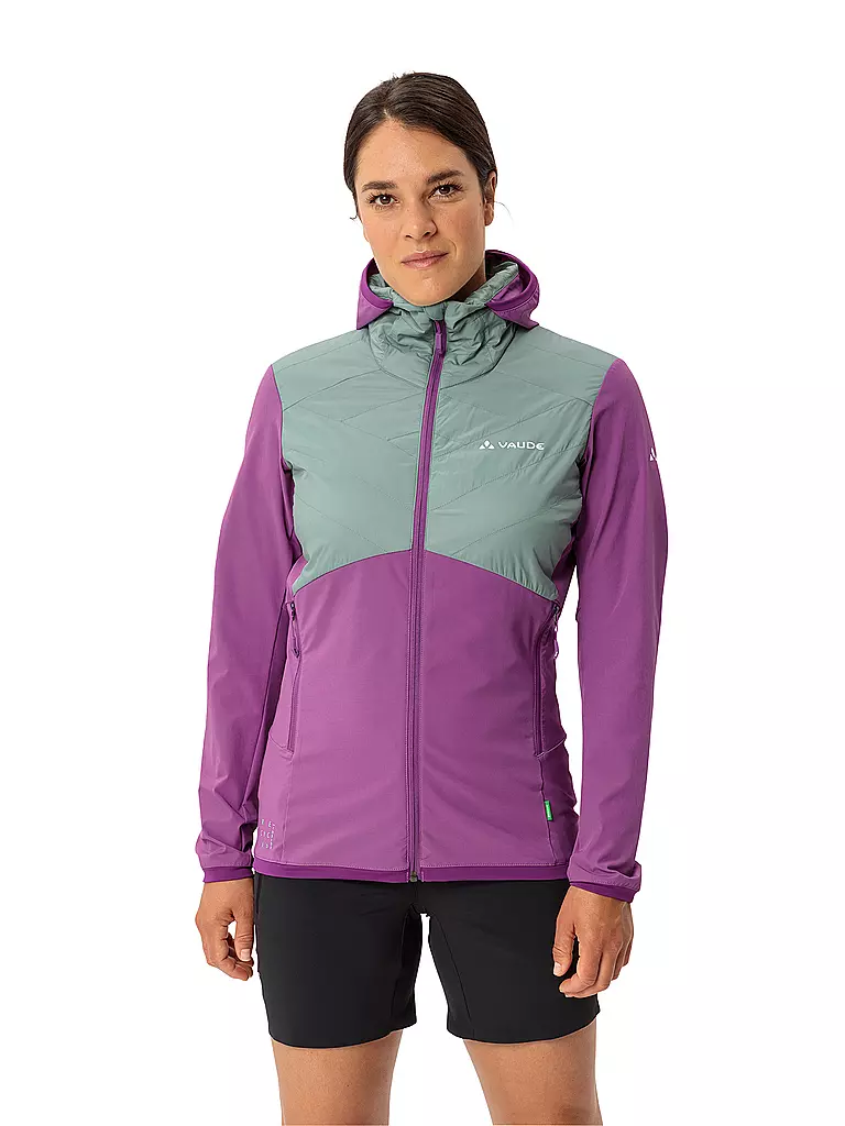 VAUDE | Damen Hybridjacke Brenva Hoodie | hellblau