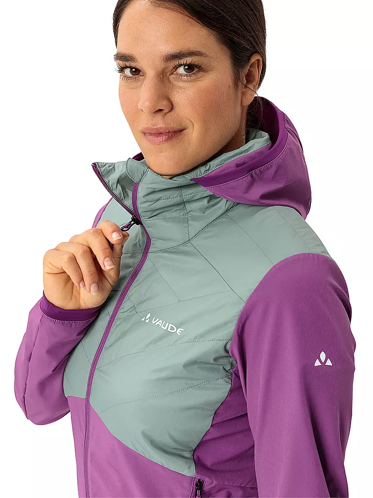 VAUDE | Damen Hybridjacke Brenva Hoodie | lila