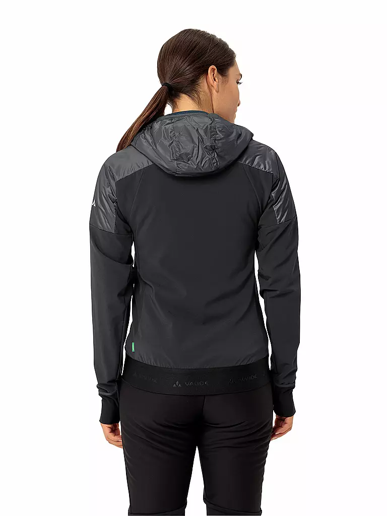 VAUDE | Damen Hybridjacke Larice Hoodie | schwarz