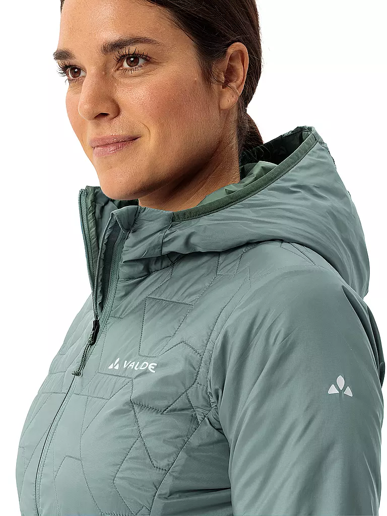 VAUDE | Damen Isojacke Freney VI Hoodie | hellgrün