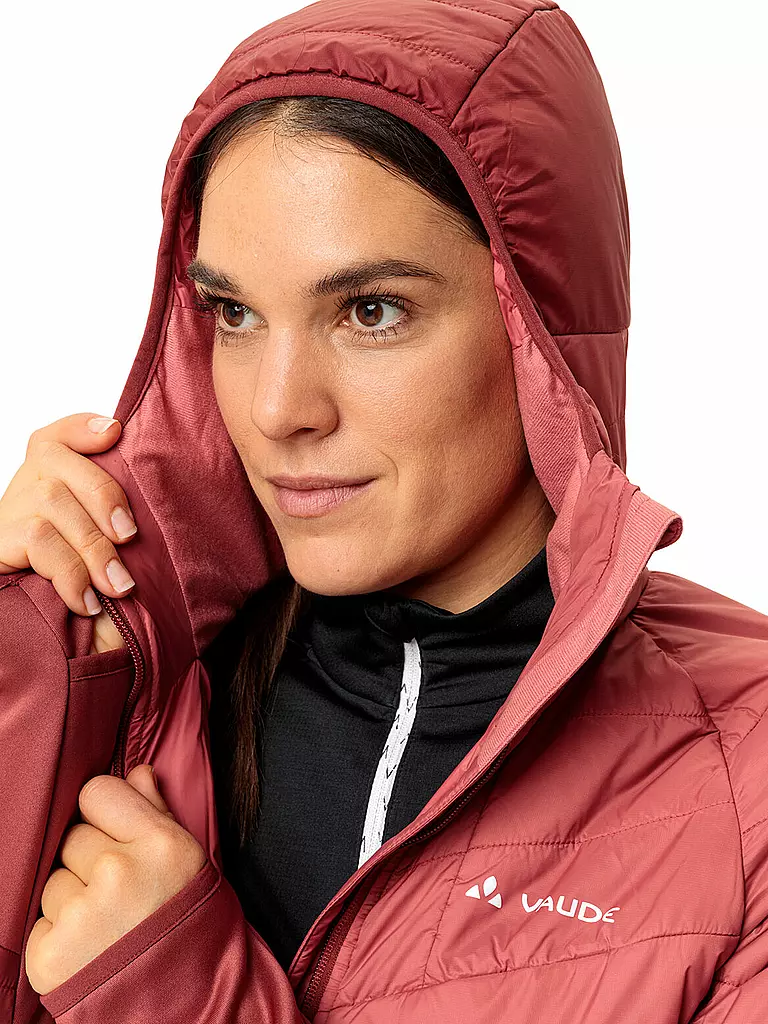 VAUDE | Damen Touren Isojacke Sesvenna Hoodie | dunkelrot