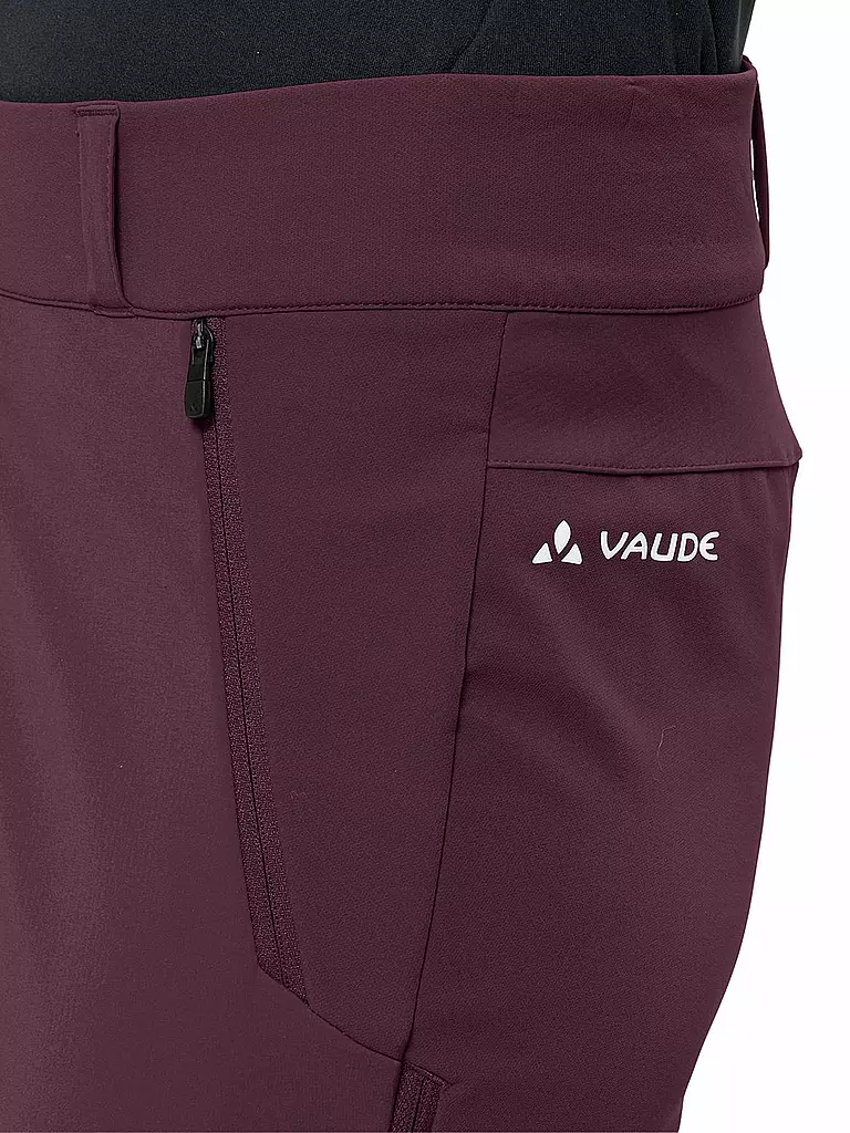 VAUDE | Damen Touren Softshellhose Larice | schwarz