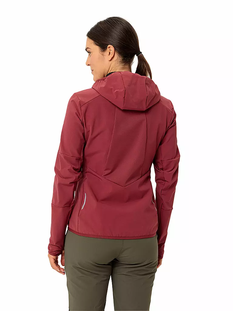 VAUDE | Damen Touren Softshelljacke Larice  | dunkelrot