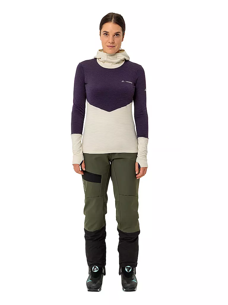 VAUDE | Damen Tourenshirt Monviso Hoodie | lila