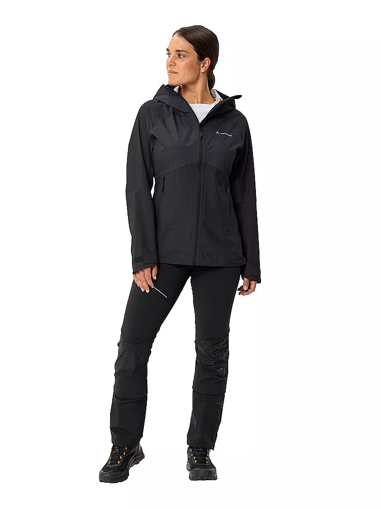 VAUDE | Damen Wanderjacke Simony 2.5L Hoodie | schwarz