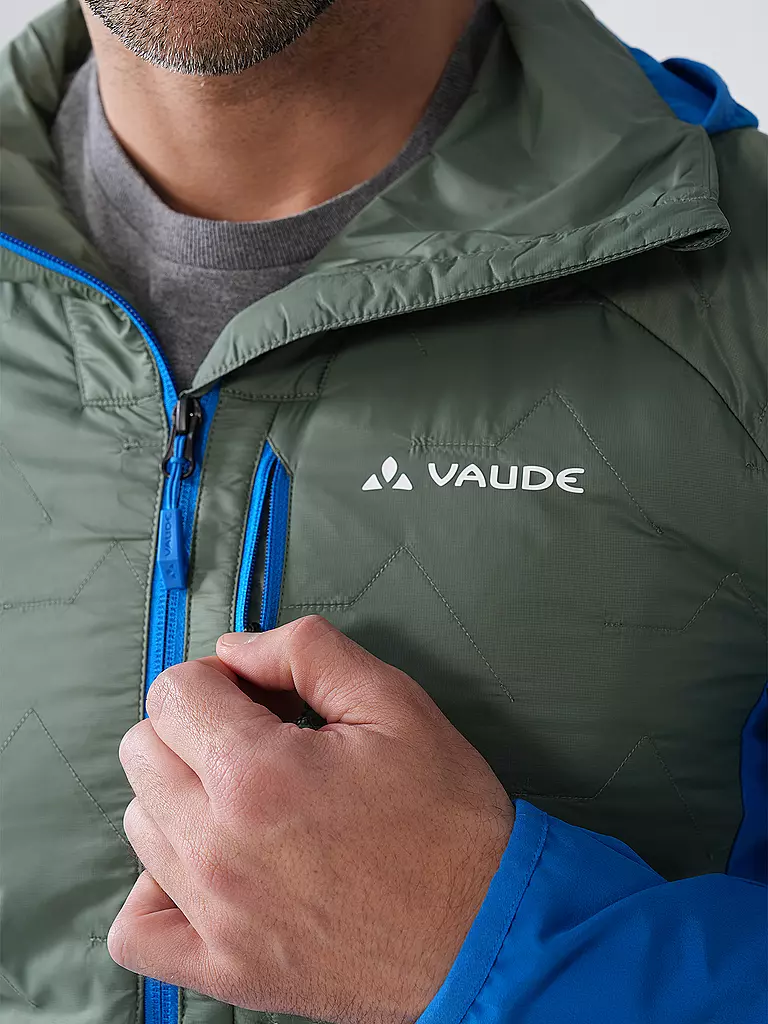 VAUDE | Herren Hybridjacke Brenva Hoodie | blau