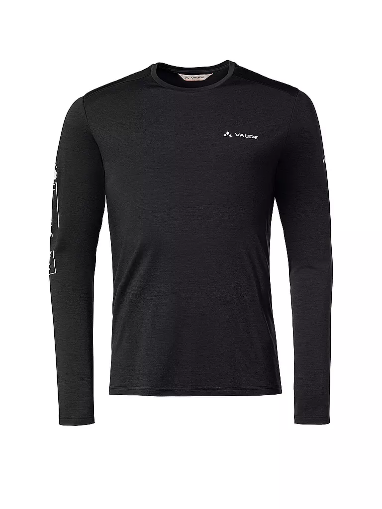 VAUDE | Herren Tourenshirt Monviso Merino | schwarz