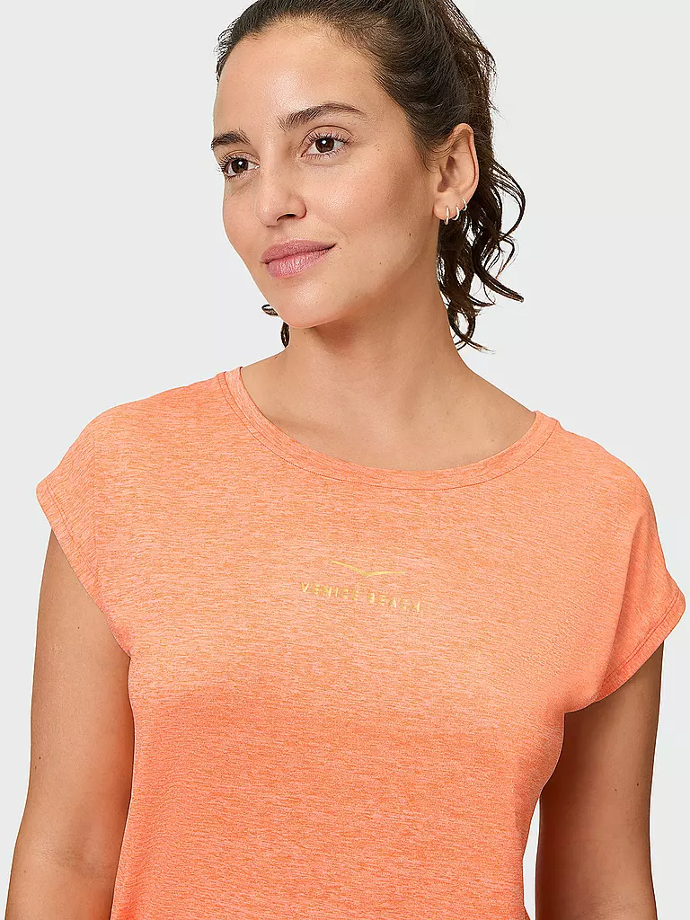 VENICE BEACH |  Damen Fitnessshirt Wonder  | orange