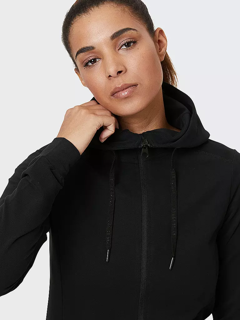 VENICE BEACH | Damen Fitnessjacke Kristy | schwarz