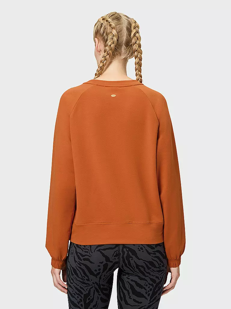 VENICE BEACH | Damen Fitnesssweater Eartha | orange