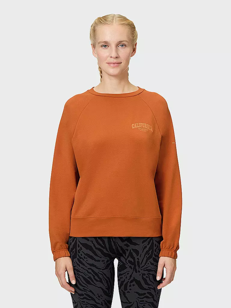 VENICE BEACH | Damen Fitnesssweater Eartha | orange