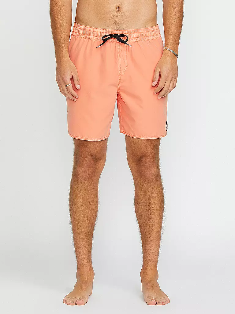 VOLCOM | Herren Badeshort Center Trunk 17 | koralle