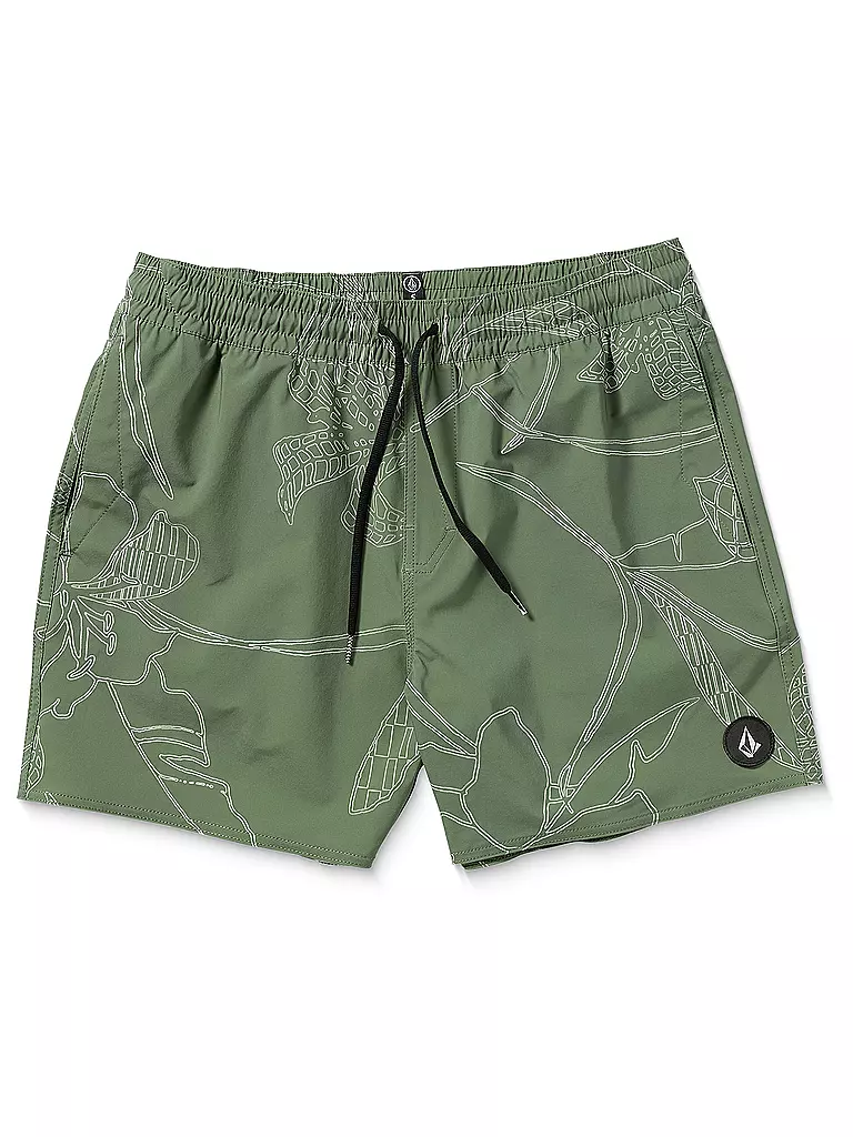 VOLCOM | Herren Badeshort Lido Print Trunk 16 | olive