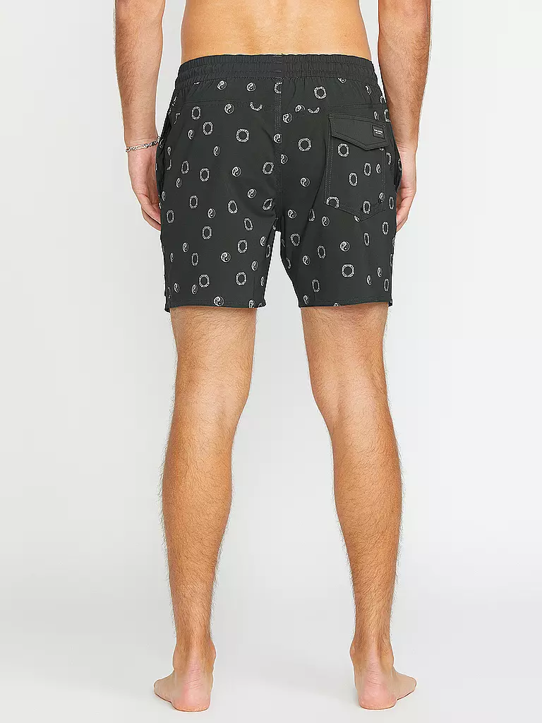 VOLCOM | Herren Badeshort Lido Print Trunk 16 | grau