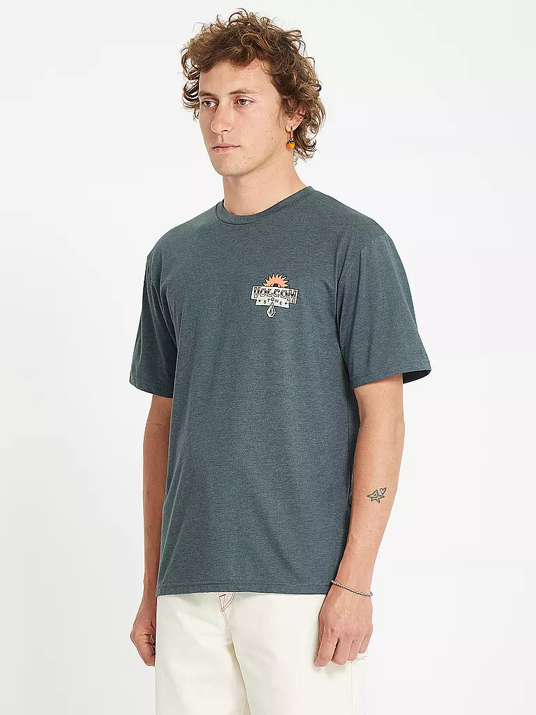 VOLCOM | Herren Beachshirt Sure Thing HTH | grau