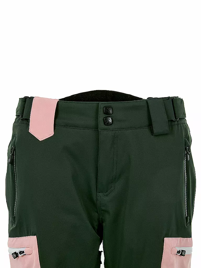 WATTS | Damen Skihose X-Elipse | dunkelgrün