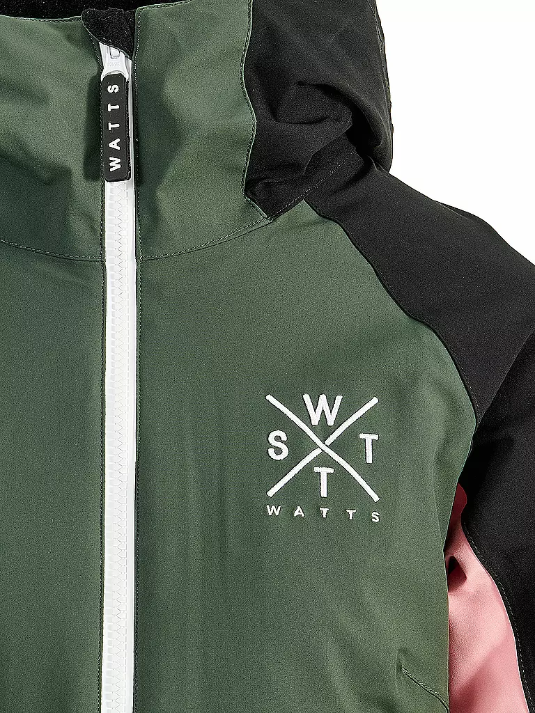 WATTS | Damen Skijacke X-Ice | dunkelgrün