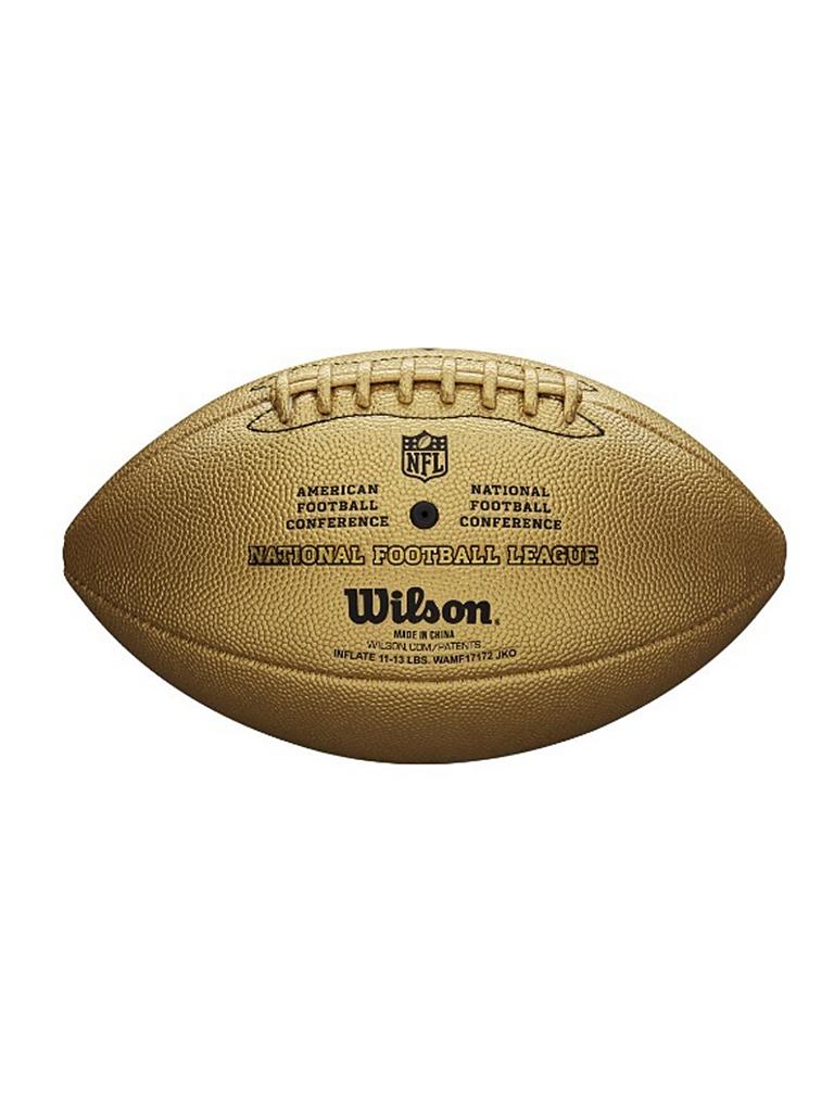 Wilson NFL The Duke Metallic Edition Gold Football